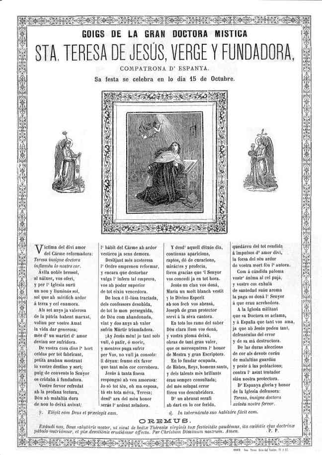 Teresa goigs 1913 Bcn Tasso